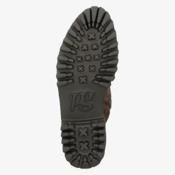 Detail lace up ankle boot