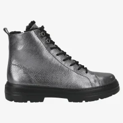 Lace-up ankle boot with warm lining